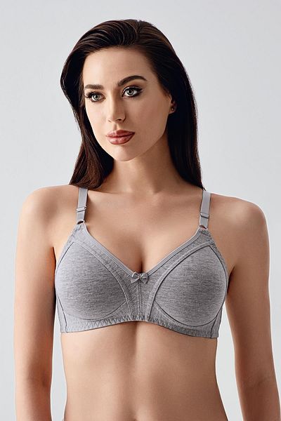 C&City Gray Minmizer Supportless Bra - C11750