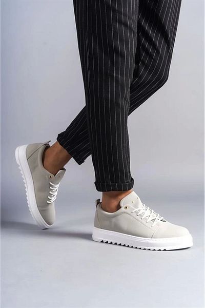 Store Slw152 Cool Lace-Up Suede Men's Casual Sports Classic Shoes Sbt - Gray
