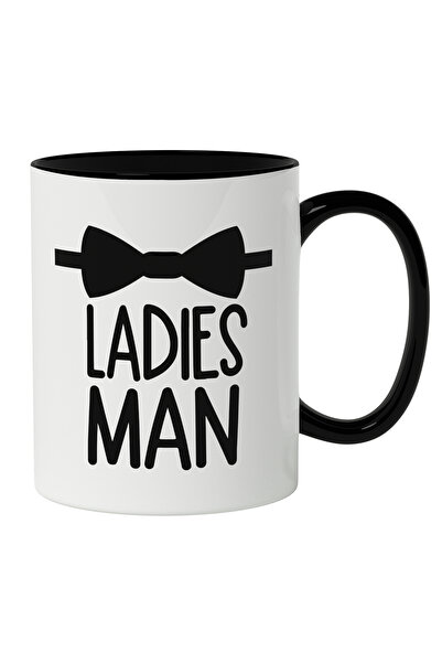 StoryGift Romania Cana Cu Papion Negru De Barbat, Text Negru Basic in Engleza...