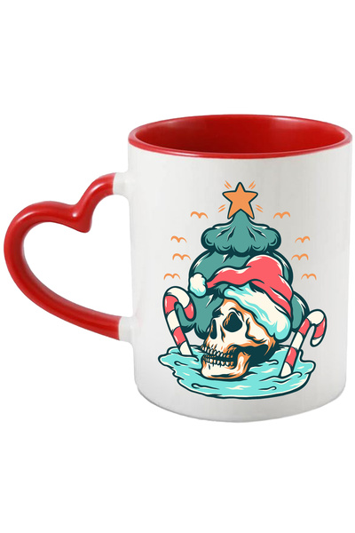 StoryGift Romania Cana Cu Craniu, Iarna, Pom De Craciun, Fes Sarbatori, Multi...