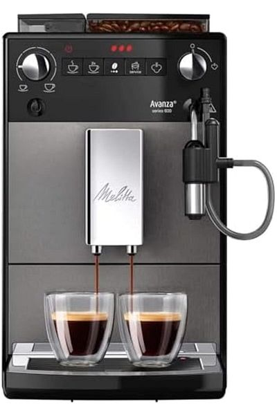 melitta Fully Automatic Coffee Maker Avanza Series by Melitta with 1450W, 1.5L Capacity, Dark Titan/Stainles