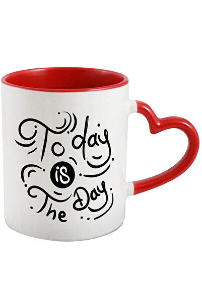 StoryGift Romania Cana Cu Mesaj In Engleza Today Is The Day, Astazi,Zi, Motiv...