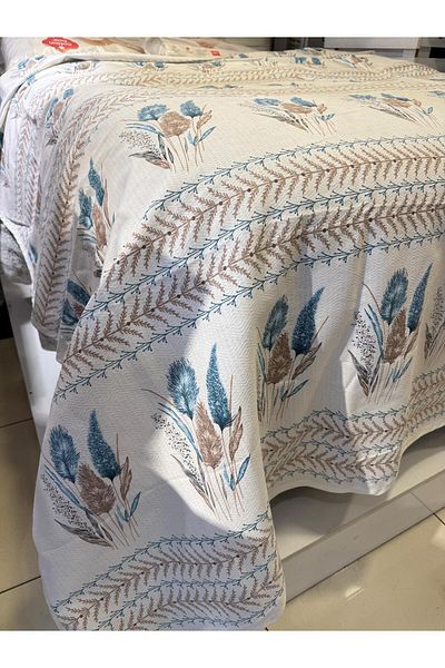 ŞENER HOME Ekin Pattern Printed 150X240 Cm. Single Single Pike - Mint