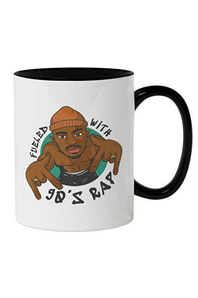 StoryGift Romania Cana Cu Personaj Stil Tupac, Mesaj In Engleza Fueled With 9...