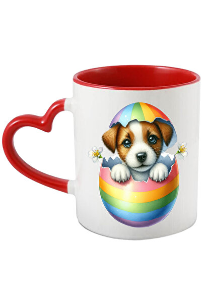 StoryGift Romania Cana cu un catelus care iese dintr-un ou spart | ilustratie...