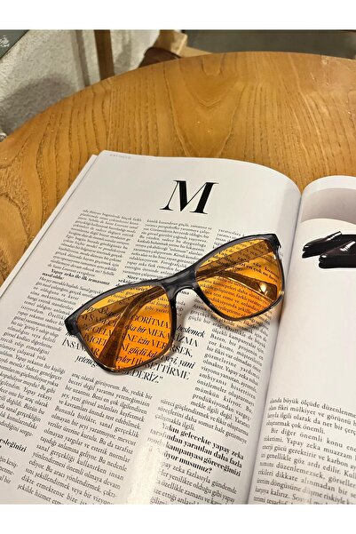 Melinora Cerise Füme Çerçeveli Amber Camlı Güneş Gözlüğü