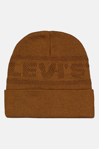 Levi's Men Knit Beanie, Tan