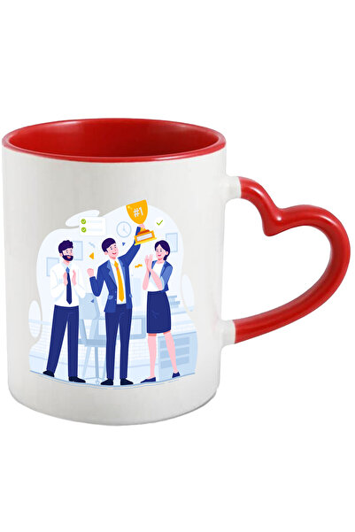 StoryGift Romania Cana Cu Trofeu, Echipa, Business, Birou, Multicolor 330 ml,...