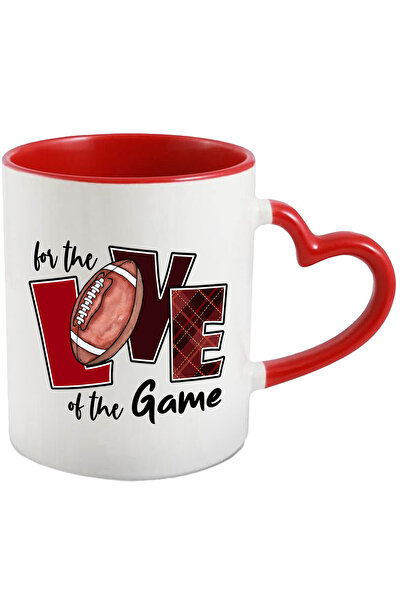 StoryGift Romania Cana cu o minge de fotbal american cu mesajul "For the Love...