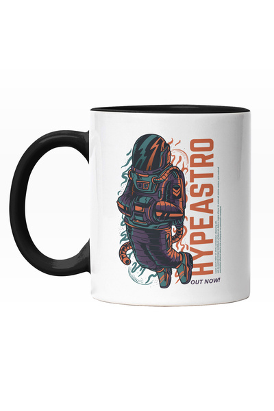 StoryGift Romania Cana Cu Silueta Om In Costum De astronaut, Text In Engleza ...