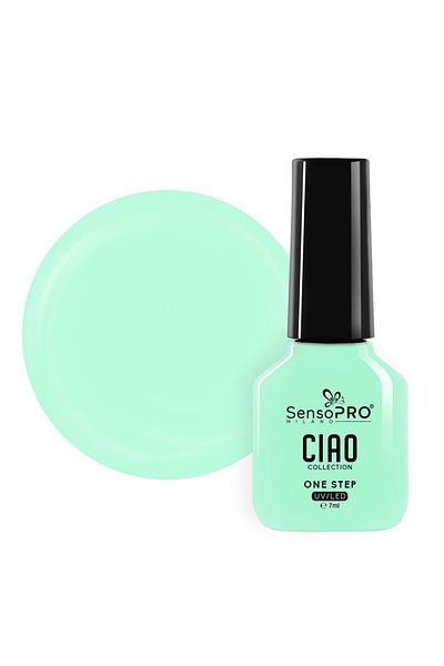 SensoPRO Milano Oja semipermanentă într-un singur pas, Colecția Ciao - Mint Sky 7ml