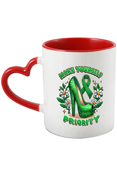 StoryGift Romania Cana cu mesajul "Make yourself priority", stilul hippie, cu...
