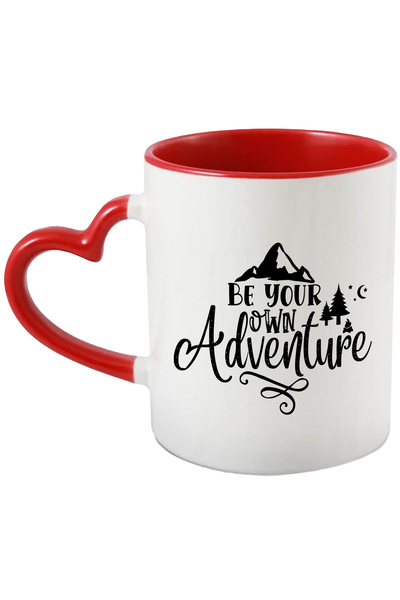 StoryGift Romania Cana cu munti si brazi cu mesajul "Be your own adventure" -...