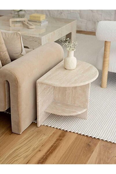 Sümeyra Marble Art TRAVERTEN YAN SEHPA