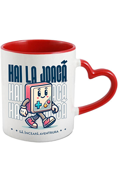 StoryGift Romania Cana Hai la joaca joc video realitate virtuala, 330ml, Cera...