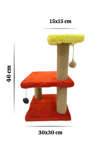 Komano Pontika Multi-Storey Kitten Scratching Post Colorful