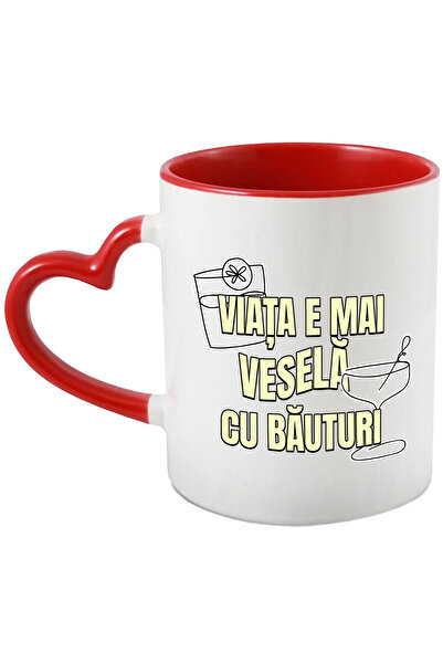 StoryGift Romania Cana Viata e mai vesela cu bauturi cocktail alcool, 330ml, ...