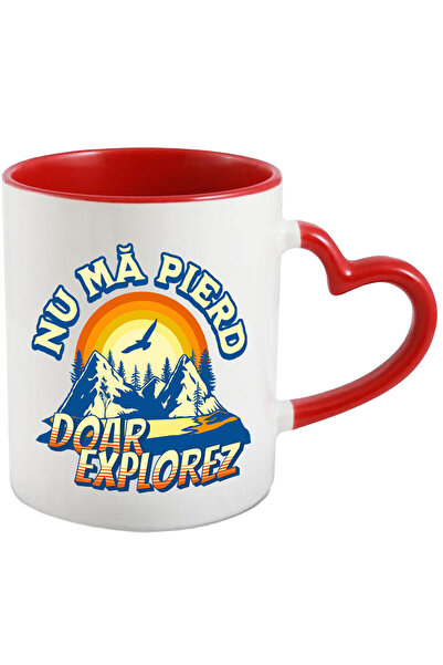 StoryGift Romania Cana cu View Montan Text Nu Ma Pierd Doar Explorez Padure N...