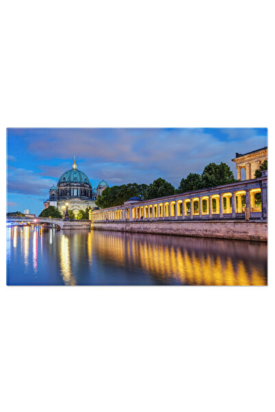 StoryGift Romania Tablou Canvas Catedrala Berlinului, Insula Muzeelor Si Raul Spree, Arhitectura, Catedrala, Oras