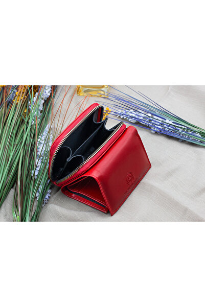 Womancraft Women's Wallet with Zipper Paper and Coin Compartment