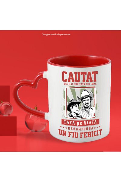 StoryGift Romania Most wanted mug Father son family relationship love, 330ml, Ceramic with Handle in, With, STG