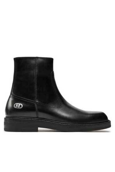 Karl Lagerfeld Men's Boots black KARL LAGERFELD-KL11440 000 BLACK LTHR