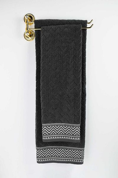 Biriz Moda Vigor Bath Towel - Anthracite