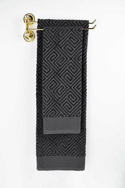 birizmoda Matilda Velvet Bath Towel - Gray
