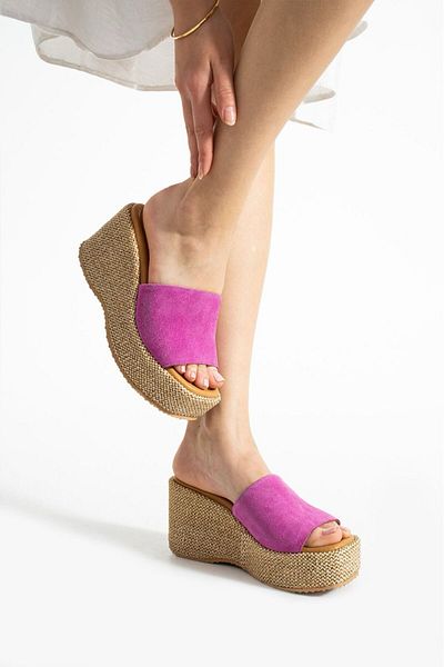 CICIKIZ Γυναικείες παντόφλες Wedge Heel