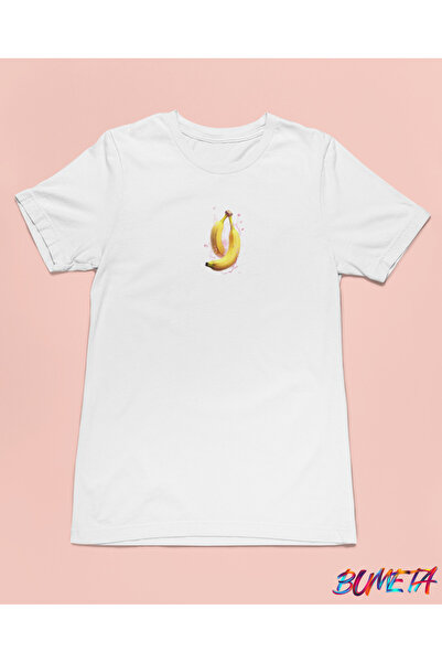 Bumeta Banana Minimal Fruit Unisex Majica T-shirt