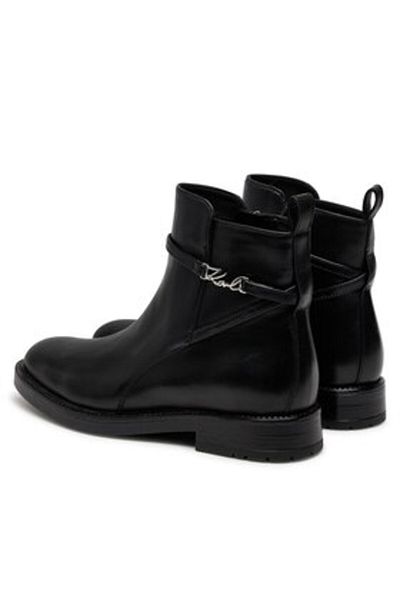 Karl Lagerfeld ghete de damă până la gleznă KL41444 negre