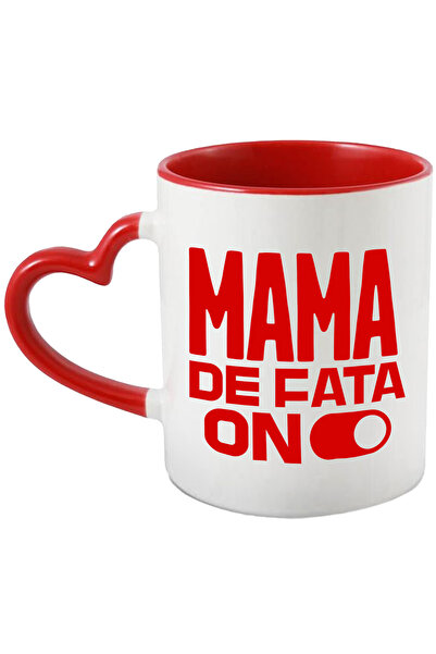 StoryGift Romania Cana cu Buton OF ON Iubire Text Mama De Fata Familie Dragos...