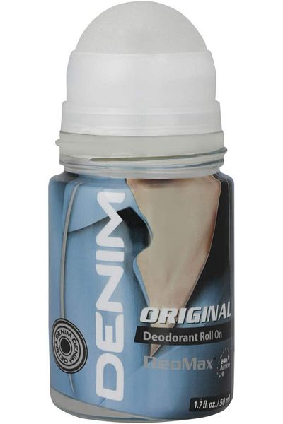 Denim Deodorant Roll On For Men - Original - 24-Hr Freshness 50ML