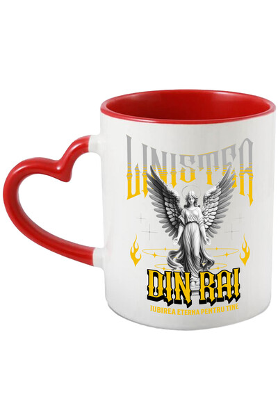StoryGift Romania Cana cu Femeie Cu Coroana Inger Text Linistea Din Rai Iubir...