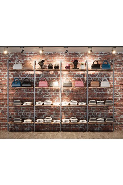 AFE DEKOR Mağaza Raf Sistemi, Askılık Sistemi, Butik Rafı, Mağaza Stand, Giyinme Odası-375*250