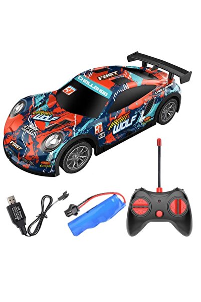 zola Race car set with lights and remote control, Porsche model, 6 years +, 1...