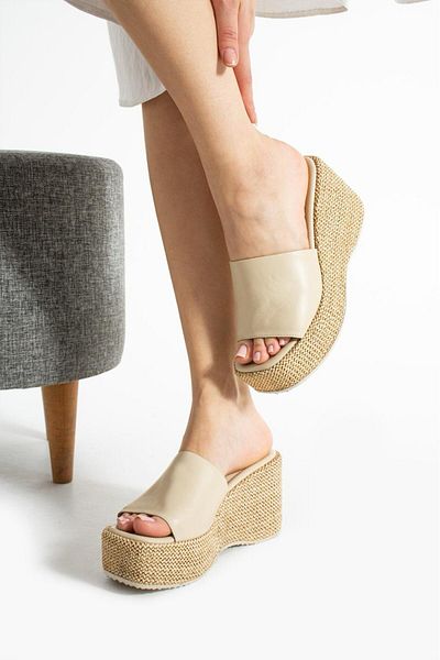 CICIKIZ Γυναικείες παντόφλες Wedge Heel