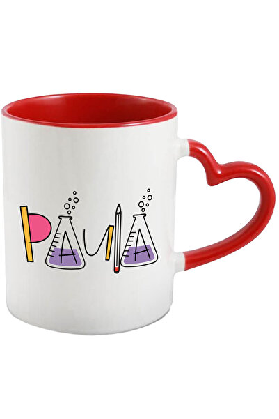 StoryGift Romania Cana Cu Numele Paula, Scoala, Chimie, Materii, Algebra, Geo...