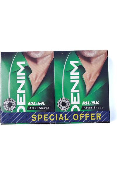 Denim Twin Aftershave, Assorted, 100 ml, Pack of 2