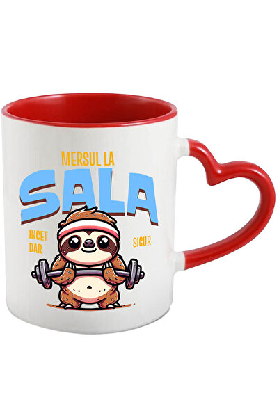 StoryGift Romania Cana cu Animal Lenes Gras La Sala Ridicat Greutati Sport Te...