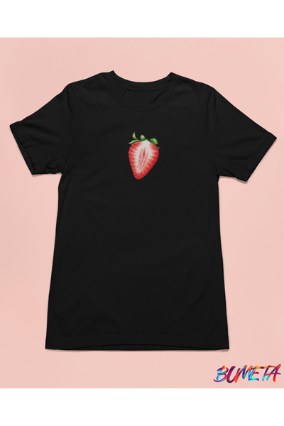 Bumeta Minimalistička unisex majica sa slicom jagode T-shirt
