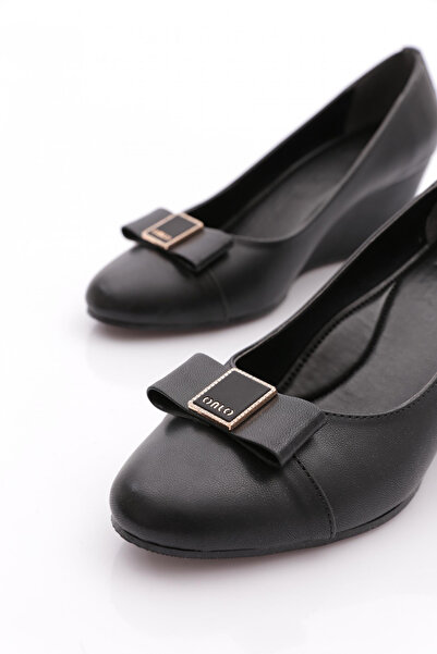 DGN Women's Buckle Wedge Sole Shoes 364343539