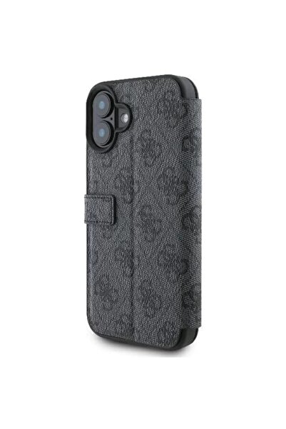 Guess Θήκη iPhone 16, Βιβλίο, - Μαύρη