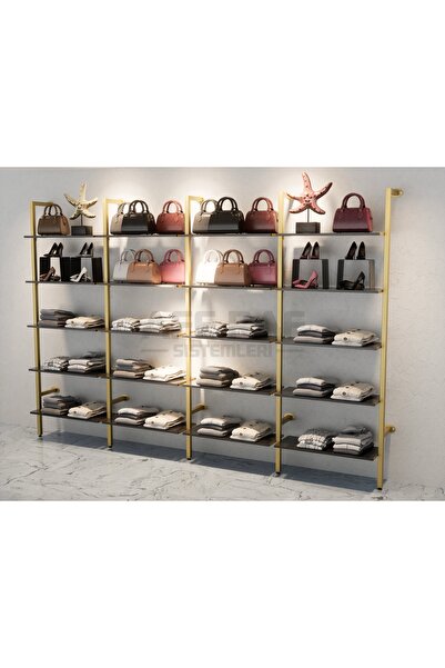 AFE DEKOR Mağaza Raf Sistemi, Askılık Sistemi, Butik Rafı, Mağaza Stand, Giyinme Odası-255*250