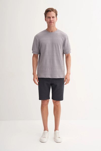 Cazador Μπλουζάκι Polo Neck Regular Fit Πλεκτό με υφή 4207