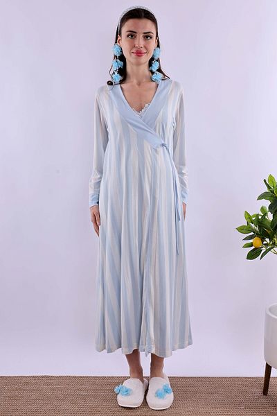 ByLohusa Effortt Blue / Ecru Maternity Maternity Set