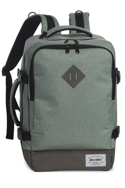 BESTWAY Travel Backpack, Wizz Air/ryanair 40 X 25 X 20 Cm, Pro Small, , F40290-r, Green