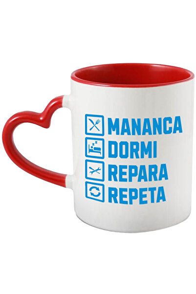 StoryGift Romania Cana cu Rutina Zilnica Barbat Meserias Harnic Text In Limba...