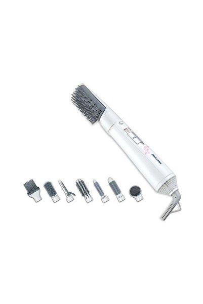 sonashi فرشاة تصفيف الشعر ومجفف الشعر 7 في 1 أبيض/رمادي