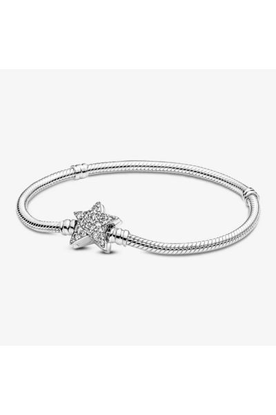 Ervalina Zircon Stone Star Steel Bracelet - Ervalina Trend (Silver)
